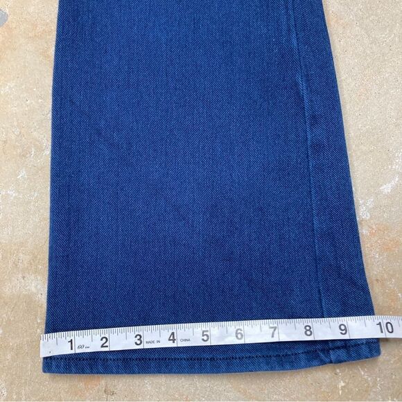 Mavi Indigo Move Ida Mid Rise Mermaid Flare Blue Jeans Stretch Size 28 X 34” - Picture 9 of 11